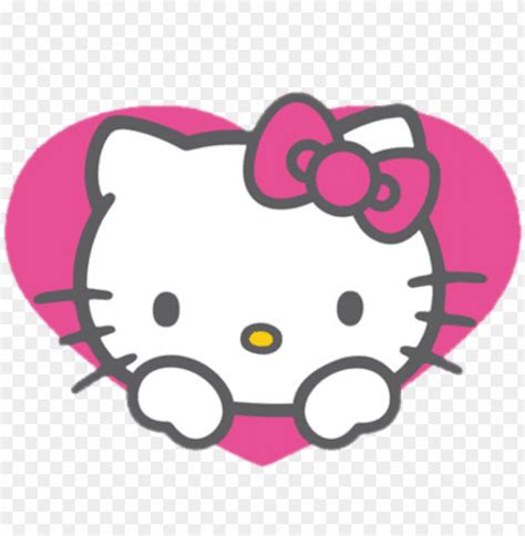 Hello Kitty Heart PNG Transparent With Clear Background ID 77037 | TOPpng