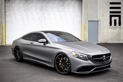 Stealthy Matte Grey Mercedes-Benz S63 AMG Coupe - GTspirit