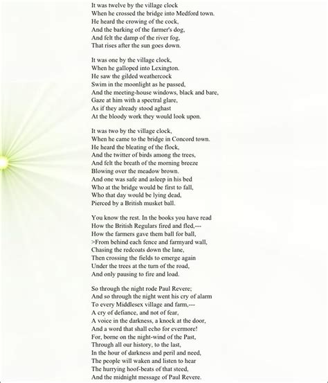 the poem is written in black and white, with an image of a sunburst