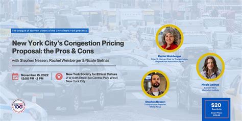 Lunch With The League: NYCs Congestion Pricing Proposal - Pros and Cons ...