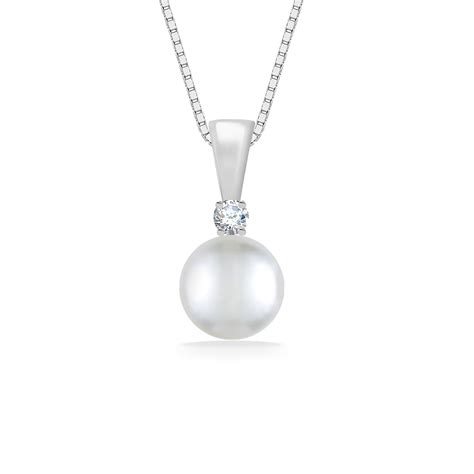 White Akoya Pearl Pendant – Na Hoku