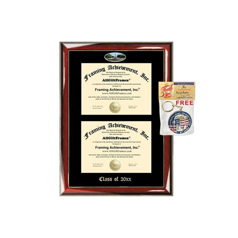 AllGiftFrames Double Certificate Frame University of Texas Austin UTA