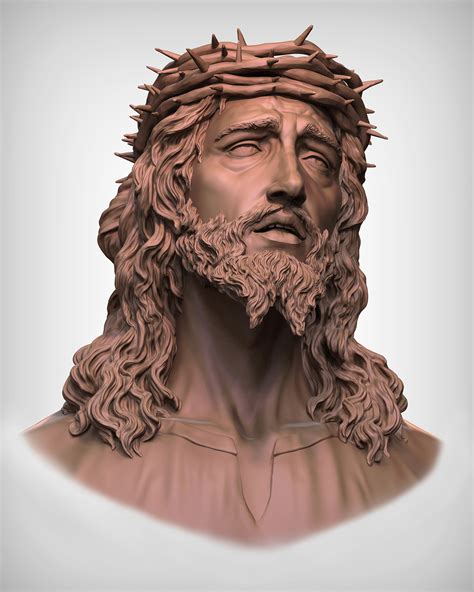 ArtStation - sculpture of jesus christ