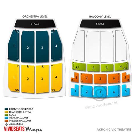 Akron Civic Theatre Seating Chart | Vivid Seats