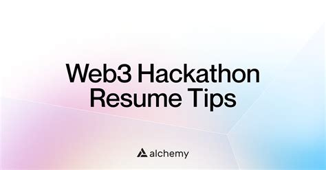 How to Add Web3 Hackathons to Your Resume