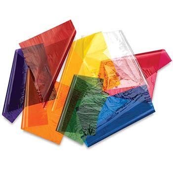 Colored Cellophane Sheets | The Box Depot