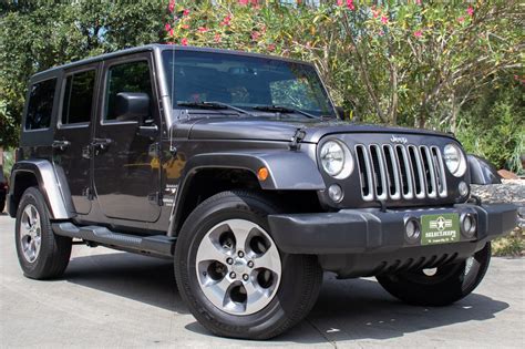 Used 2016 Jeep Wrangler Unlimited Sahara For Sale ($29,995) | Select Jeeps Inc. Stock #221737