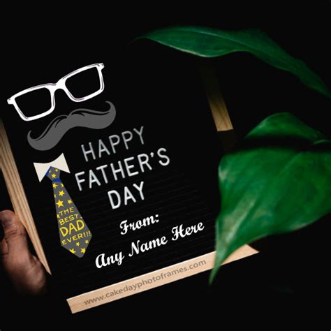 Make this Father's Day special with personalized card | cakedayphotoframes