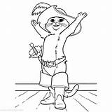 Puss In Boots Coloring Pages Cat With A Bag  XColoringscom sketch template
