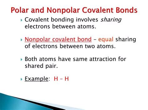 PPT - Polar and Nonpolar Covalent Bonds PowerPoint Presentation, free ...