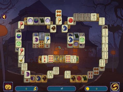 Halloween Night Mahjong Walkthrough - Gamehouse