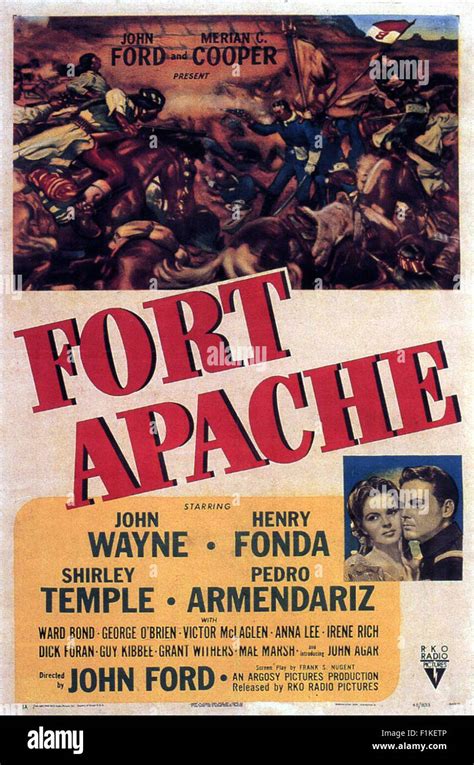 Fort Apache 004 - Movie Poster Stock Photo - Alamy