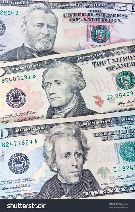 Presidents On Dollar Bills Stock Photo 23623582 : Shutterstock