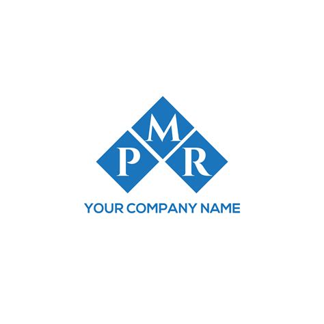 PMR letter logo design on WHITE background. PMR creative initials letter logo concept. PMR ...