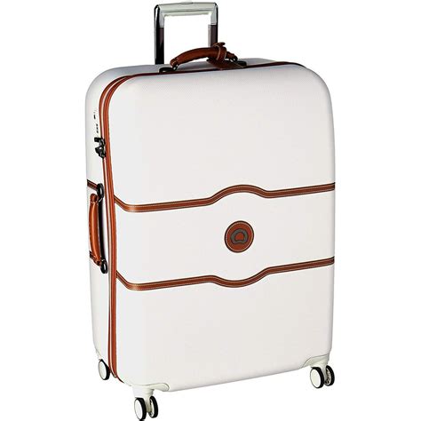 DELSEY - DELSEY Paris Chatelet Hard 28" Checked-Large Spinner Suitcase ...