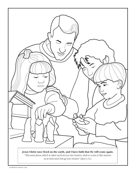 Children Obey Your Parents Coloring Page Coloring Pages