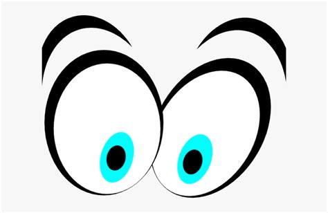 Cartoon Eyes Looking Down, HD Png Download - kindpng