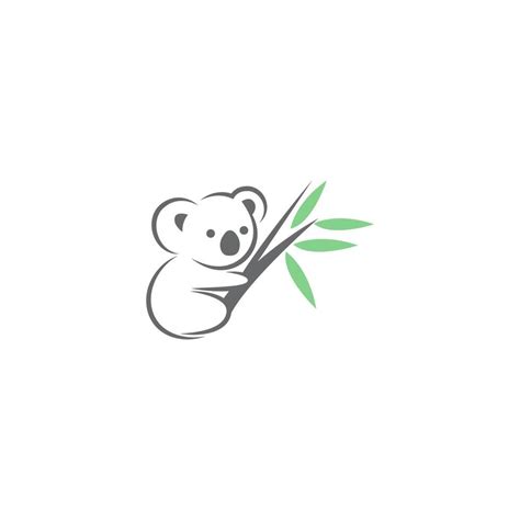 Koala logo icon design illustration 13480720 Vector Art at Vecteezy