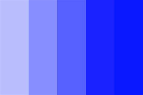 Violet to Blue Color Palette