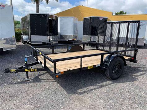 35SA-10 BIG TEX 6.5X10 SINGLE AXLE UTILITY TRAILER WITH RAMP GATE | All American Trailer Company