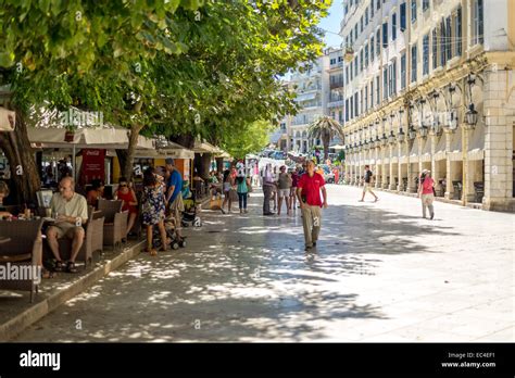 Corfu Old Town Stock Photo - Alamy