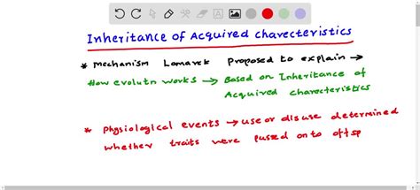 SOLVED: Believed inheritance of acquired traits [ Choose ] a. Lyell b ...