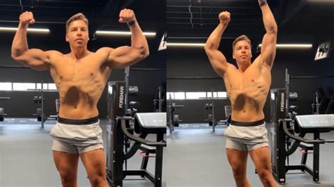 Arnold Schwarzenegger's Son, Joseph Baena, Hits 'Classic Bodybuilding' Poses in Training ...