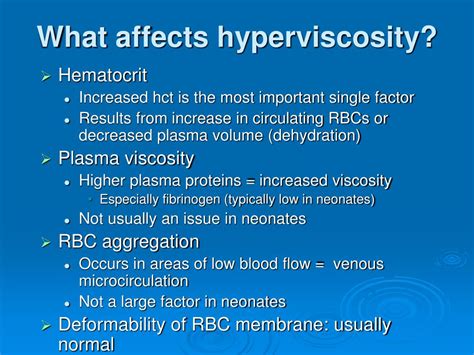 PPT - Polycythemia and Hyperviscosity PowerPoint Presentation - ID:210685