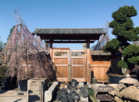 Japanese Garden Gate, Custom-Made Woodwork Architecture