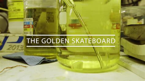 Behind the Design: A $15,000 Fully-Functional Gold Skateboard - SolidSmack