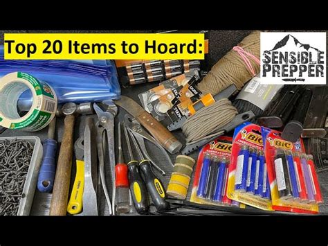 Top 20 Items to Hoard : Prepper School Vol. 23 - AXE Survival