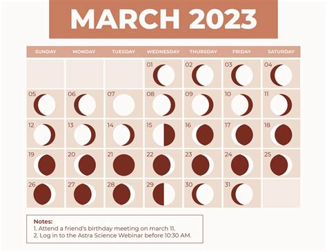 March 2023 Lunar Calendar - Get Calender 2023 Update