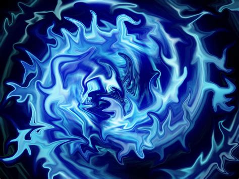 Fire Spiral - Blue by ooosnoman on DeviantArt