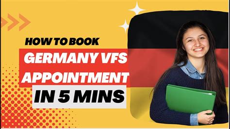 HOW TO BOOK GERMANY EMBASSY APPOINTMENT IN 5 MINS | GERMANY STUDENT ...