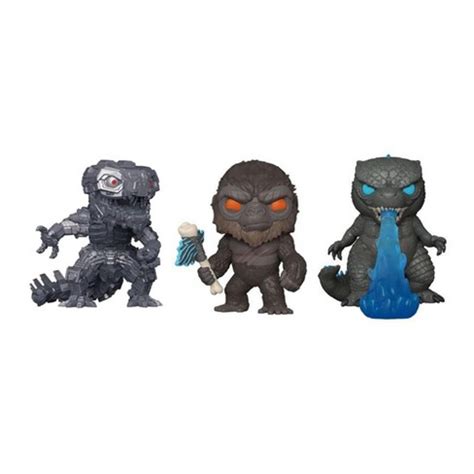 Funko Godzilla Vs Kong Funko Pop 3 Pack | Godzilla | Mechagodzilla | Kong : Target