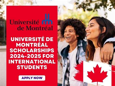 Université De Montréal Scholarships 2024-2025