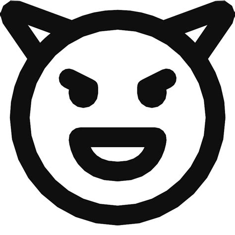 Emoji Devil Laugh Vector SVG Icon - SVG Repo