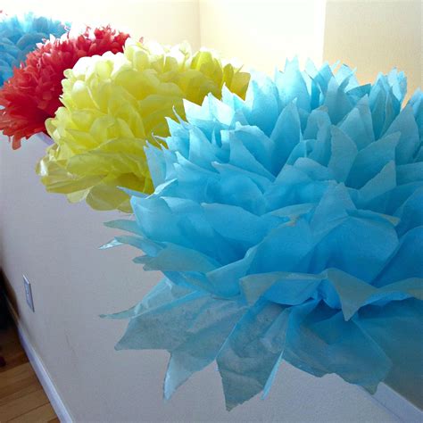 DIY Giant Handmade Tissue Paper Flowers Tutorial 2 for $1.00 Make Beautiful Birthday Party ...