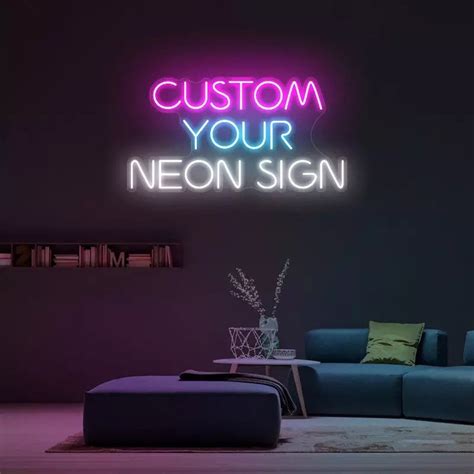 Custom Neon Sign Inspirational Quote Neon Sign Bedroom LED - Etsy