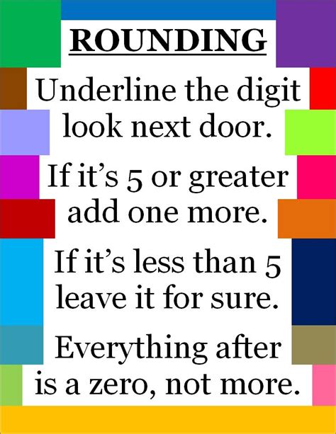 Rounding Numbers | Teaching math, Homeschool math, Education math