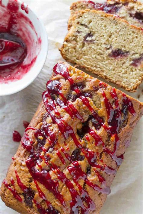 Peanut Butter and Jelly Banana Bread Recipe - Taste and Tell