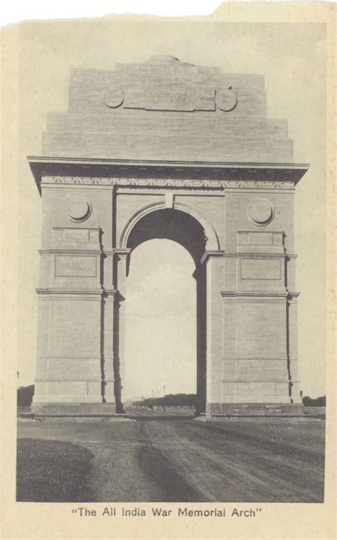 The All India War memorial Arch (India Gate Delhi) - Old Indian Photos