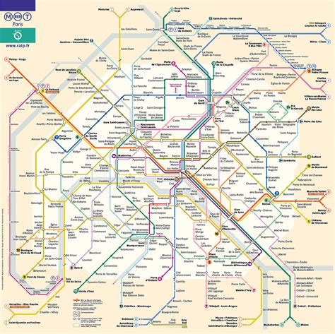 Paris Metro 1 • Mapsof.net