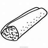 Burrito Coloring Pages  Nation sketch template