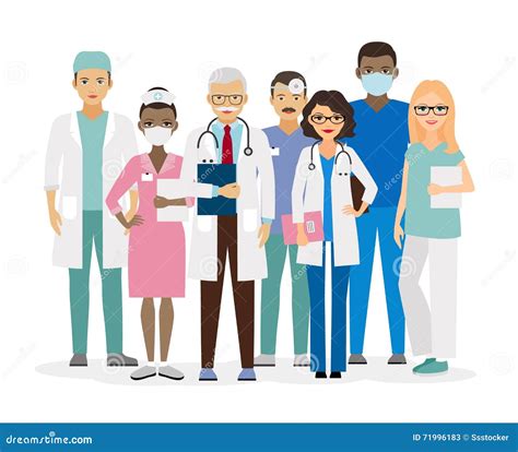 Medical Team Vector Illustration Stock Vector - Illustration of ...