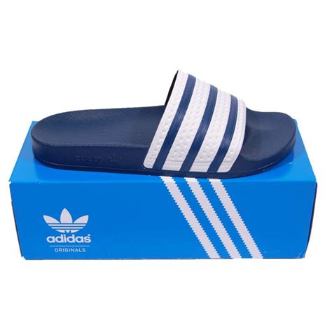 Adidas Originals Adilette Sandals Adi Blue - Mens Shoes from Attic Clothing UK