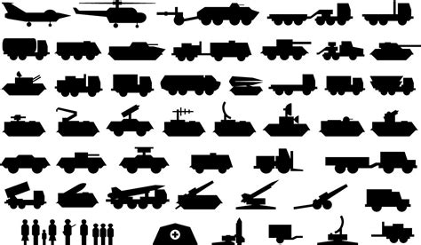 14+ Army Truck Silhouette in Transparent PNG [1.9mb] - Complete PNG For You