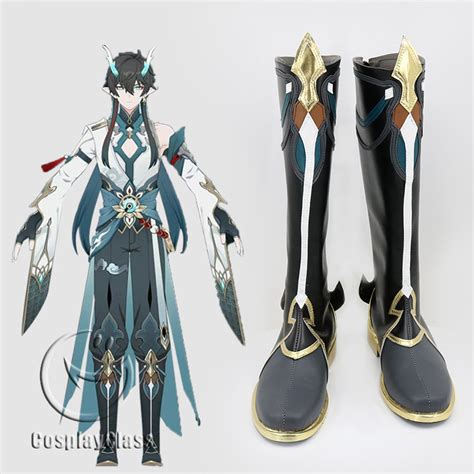 Honkai: Star Rail Dan Heng Imbibitor Lunae Cosplay Boots - CosplayClass