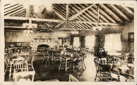 Dining Room, DuPont Lodge Cumberland Falls, KY Postcard