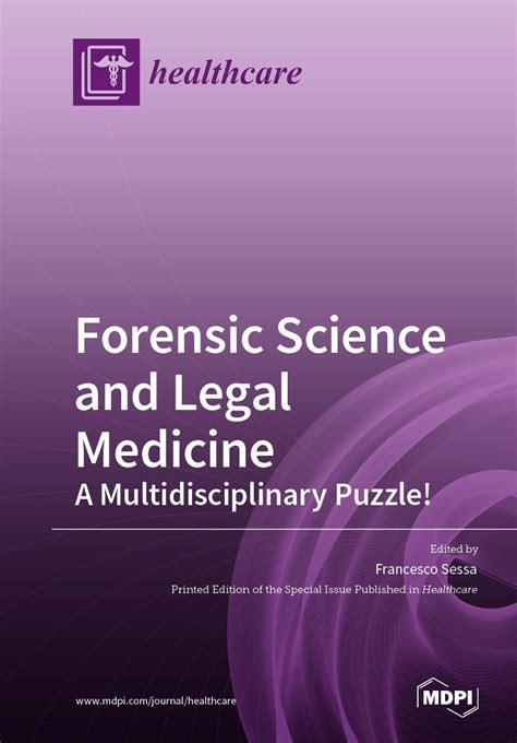 Forensic Science and Legal Medicine | MDPI Books